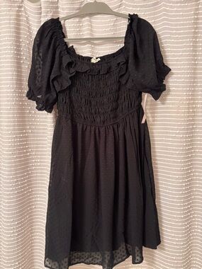 Indigo Rose dress 1x knee length